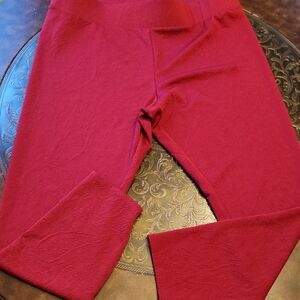 Red Leggings Sz 2X